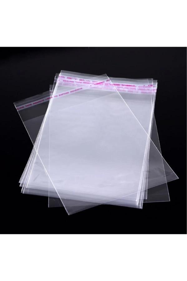 Ambalaj Evi Şeffaf Yapışkanlı Poşet  Kendinden Yapışkanlı Jelatin Parlak Poşet 50X70 Cm  50 Adet - Image 1