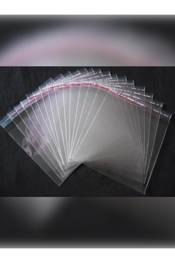 Ambalaj Evi 28X60 Cm Şeffaf Yapışkanlı Poşet Opp Kendinden Yapışkanlı Jelatin Parlak Poşet 100 Adet - Image 1