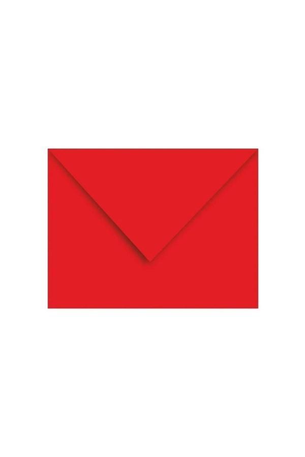 Ambalaj Evi Renkli Mektup Davetiye Organizasyon Zarfı 25 Adet Kırmızı Zarf - Image 1