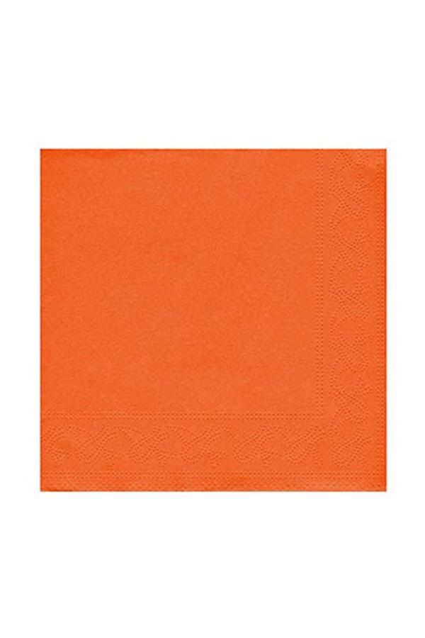 Ambalaj Evi Turuncu Kağıt Peçete 20 Adet Doğum Günü Parti Peçete - Image 1