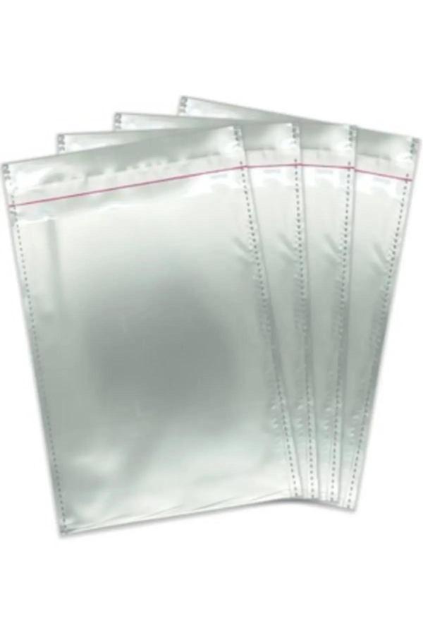 Ambalaj Evi Metalik Gümüş Yapışkanlı Hediye Paketi 10X12 Cm 50 Adet - Image 1