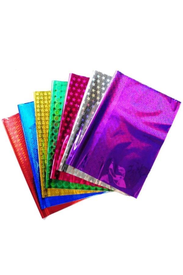 Ambalaj Evi Hediye Paketi Bantlı Yapışkanlı Metalize 50X70 Cm 25 Adet - Image 1