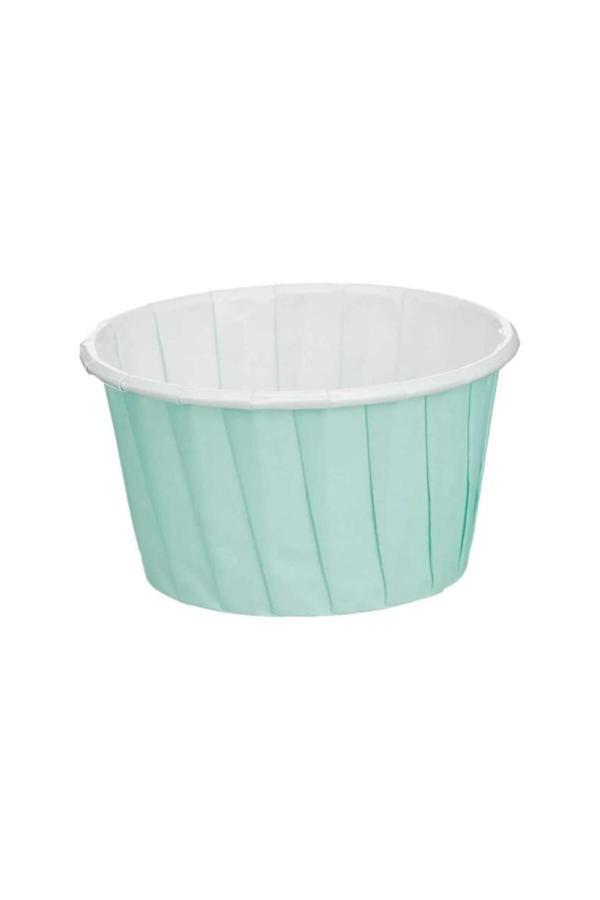 Ambalaj Evi Mint Yeşili Muffin Kabı Muffin Cupcake Kağıdı 25 Adet Muffin Ve Sufle Pişirme Kapsülü - Image 1