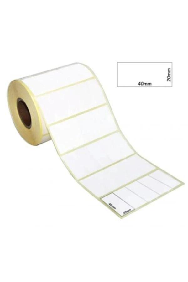 Ambalaj Evi Barkod Etiketi 20X40 5 Li Termal 5000 Adet 5 Li - Image 1