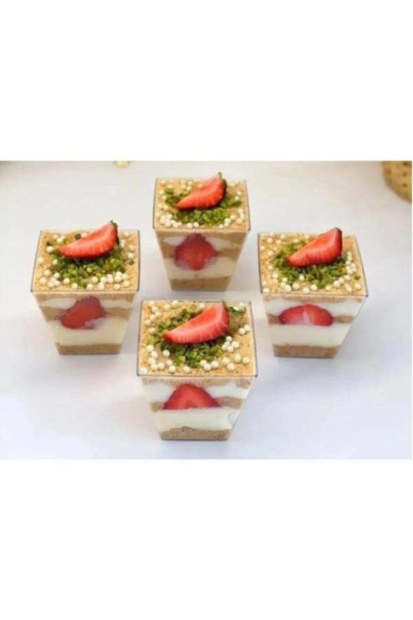 Ambalaj Evi Plastik Akrilik Prizma Kase 120 Cc 10 Adet - Image 1