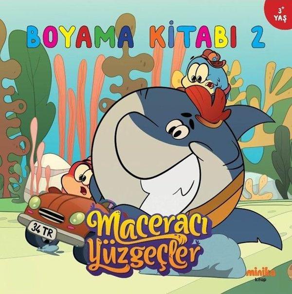 Maceracı Yüzgeçler Boyama Kitabı 2 - Minika Kitap - Image 1