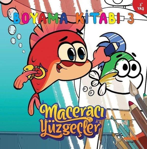 Maceracı Yüzgeçler Boyama Kitabı 3 - Minika Kitap - Image 1