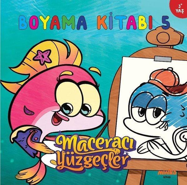 Maceracı Yüzgeçler Boyama Kitabı 5 - Minika Kitap - Image 1