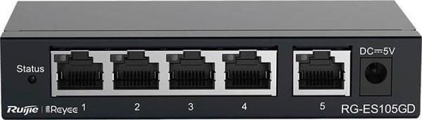 Ruijie Reyee Rg-Es105D 5 Port 10/100 Mbps Metal Kasa Switch - Image 1