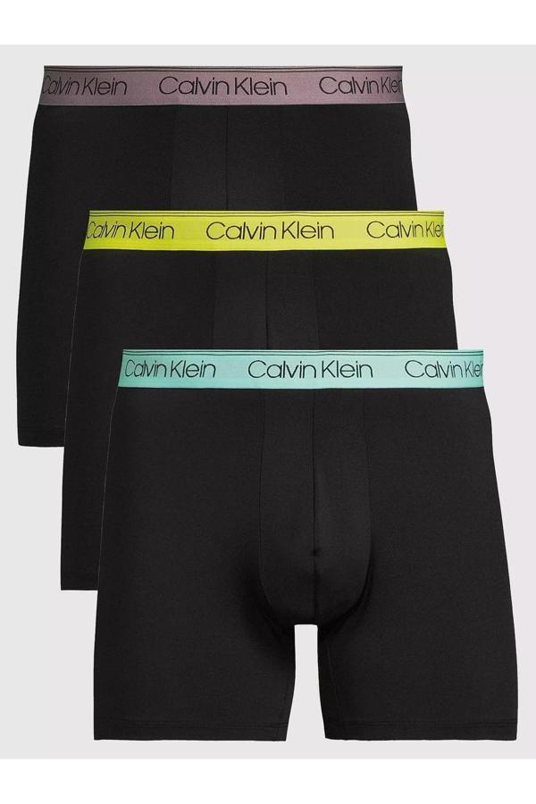 Calvin Klein Erkek 3 Lü Boxer Nb2570A-Vts - Image 1