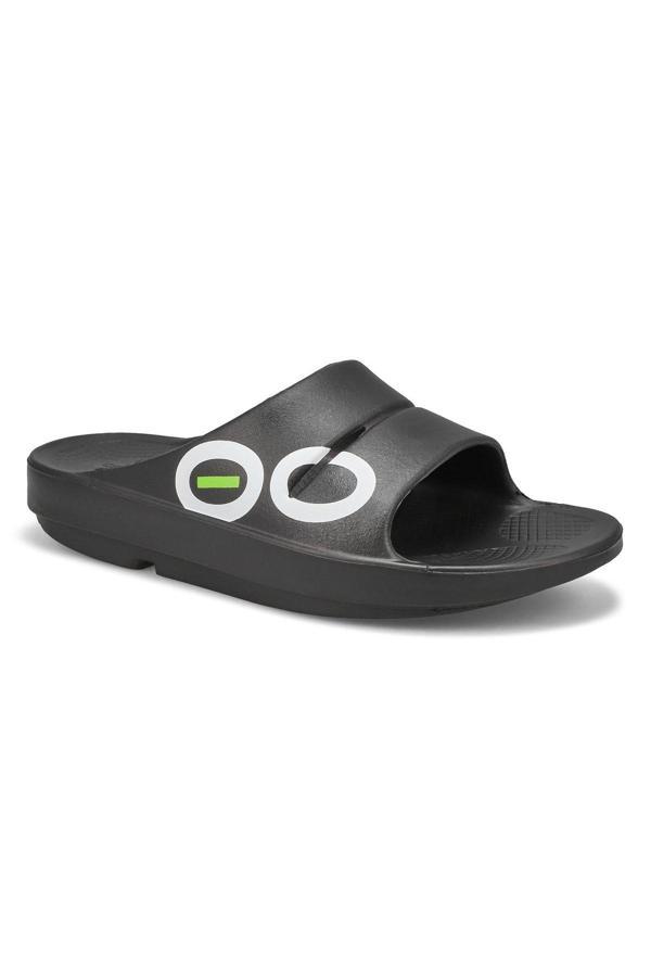 Oofos Erkek Terlik 1500-Blackwhıte - Image 1