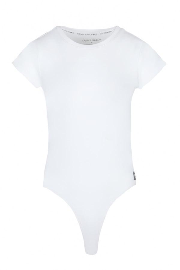 Calvin Klein Kadın Bodysuit Cj9T1329-Wht - Image 1
