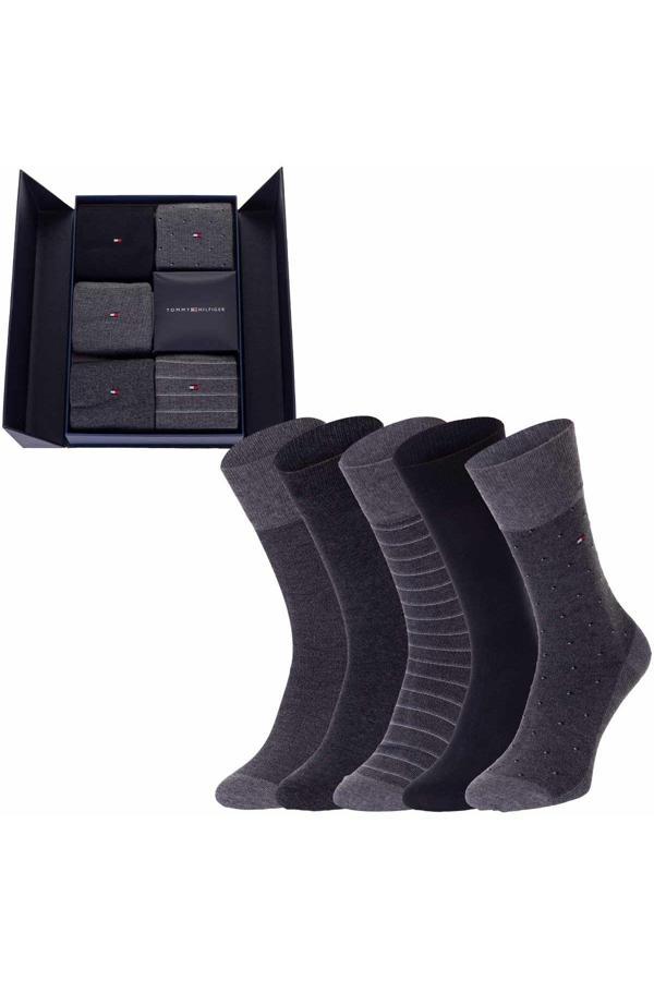 Tommy Hilfiger Erkek 5 Li Çorap 701224442-003 - Image 1