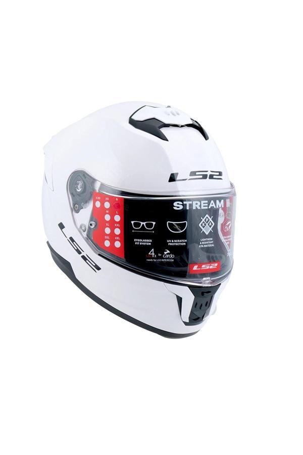Ls2 Stream Iı Motosiklet Kaskı Ff808-Gloss-Whıte - Image 1