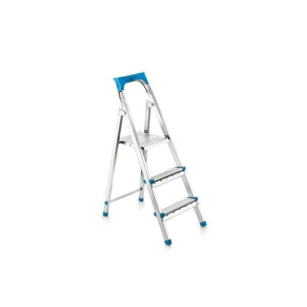 2+1BASAMAKLI METAL MERDİVEN Y: 60CM - 120KG.TAŞIMA KAPASİTESİ (5250) - Image 1