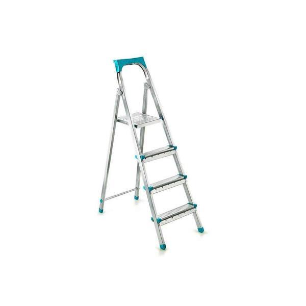 3+1BASAMAKLI METAL MERDİVEN Y: 82CM - 120KG.TAŞIMA KAPASİTESİ (5250) - Image 1