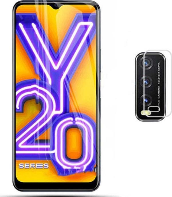 Coverzone Vivo Y20s Uyumlu Temperli Lens Koruyucu Kamera Camı - Image 1
