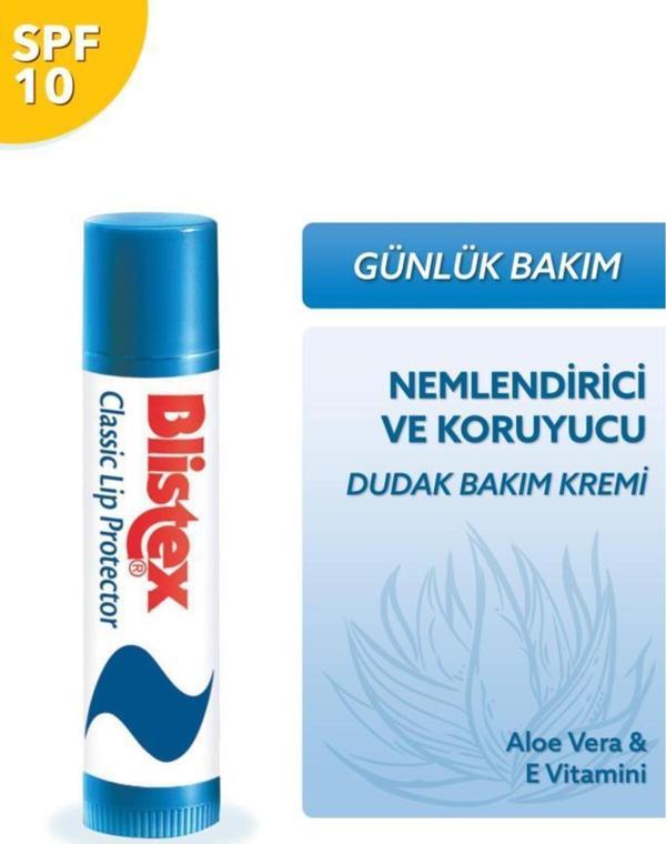 Blistex Klasik Dudak Koruyucusu Gkf 10 Lip Protector Spf10 4,25 G - Image 1