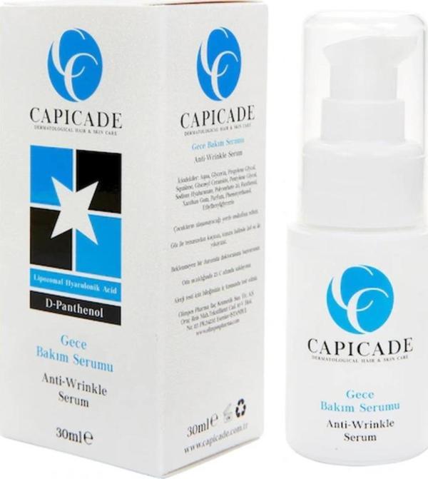 Capicade Anti Wrinkle Night 30 Ml Gece Bakım Serumu - Image 1