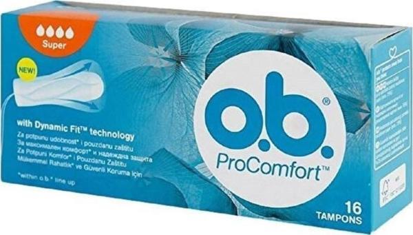 O.B. O.B Pro Comfort Super 16 Tampon 3574661627816 - Image 1