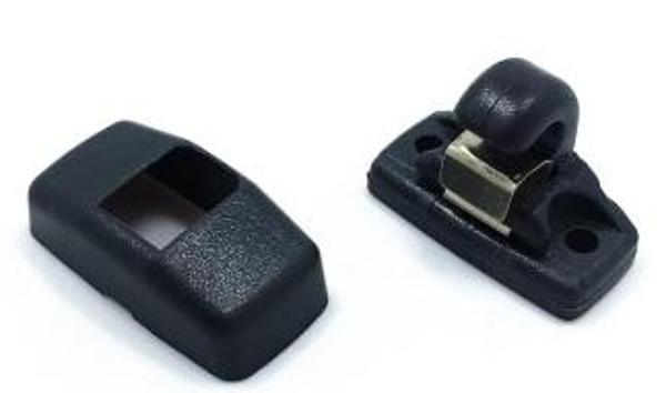 GUNESLIK KLİPSİ SIYAH KAPAKLI SAG / SOL FABIA OCTAVIA PASSAT TRANSPORTER T5 / T6 / T7 96> - Image 1