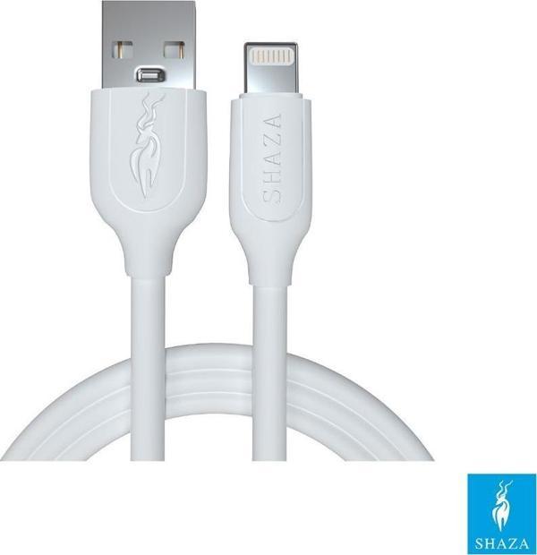 SHAZA USB To Lightning 2.4A Hızlı Şarj ve Data Kablosu - 1 Metre - Image 1