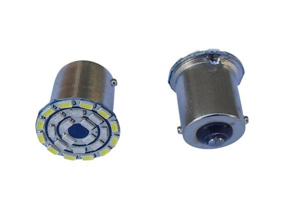 67/93 12V Ampül 24 Ledli Çakar Beyaz-Mavi Kırmızı 2 Li - Image 1