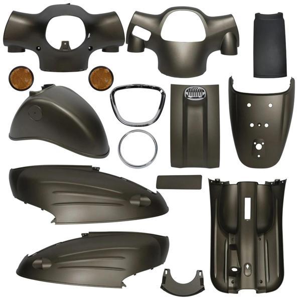 Mondial Turismo 50İ Kaporta Seti (Boyalı Parçalar) Kahverengi 15 Parça - Image 1