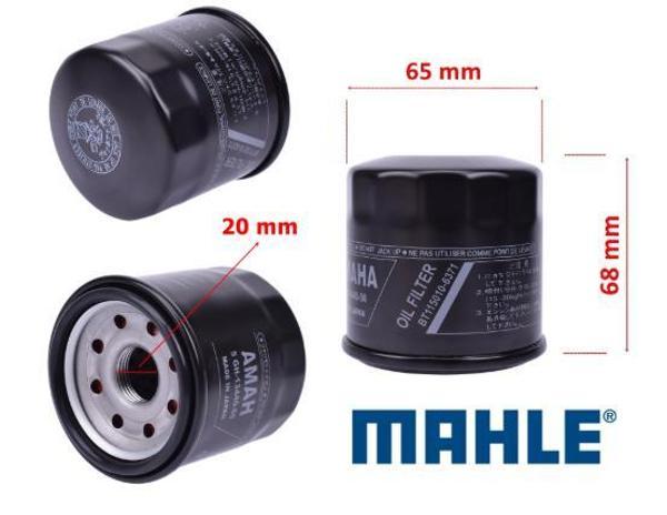 Yamaha Mahle Yağ Filtre Oc 1081 Mt-25/R-25/Rks A 250/R 250 - Image 1