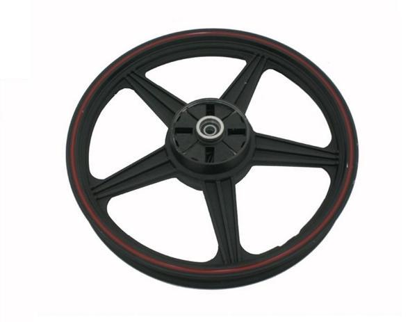 Mondial Mg Superboy Arka Jant Çelik Kırmızı-Siyah 185-18 - Image 1