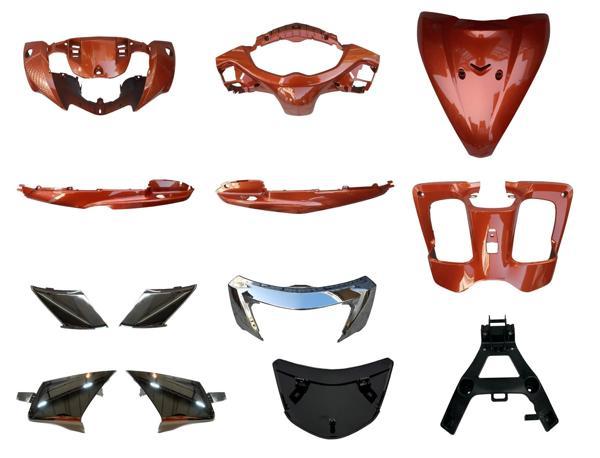 Tvs Jupiter 125 Kaporta Seti (Plastik) 13 Parça Turuncu - Image 1