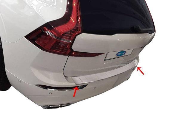 Volvo XC60 Arka Tampon Eşiği - Krom Taşlı | 2017 ve Sonrası - Image 1