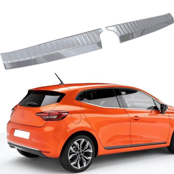 Renault Clio 5 Bagaj İç Eşiği - Krom Taşlı (2 Parça) | 2019 ve Sonrası, HB - Image 1