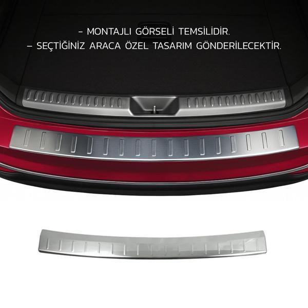 BMW 2 Serisi F45 Active Tourer Arka Tampon Eşiği - Krom | 2014-2021 Arası - Image 1