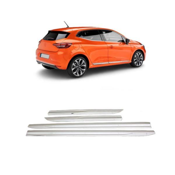 Renault Clio 5 Yan Kapı Çıtası - Krom (4 Parça) | 2019-2022 Arası, HB - Image 1