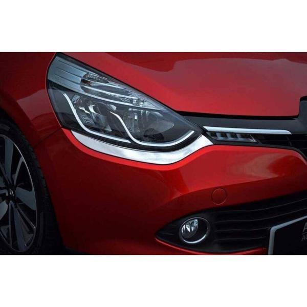 Renault Clio Far Kaşı - Krom (2 parça) | 2012-2019 Arası, HB/SW - Image 1
