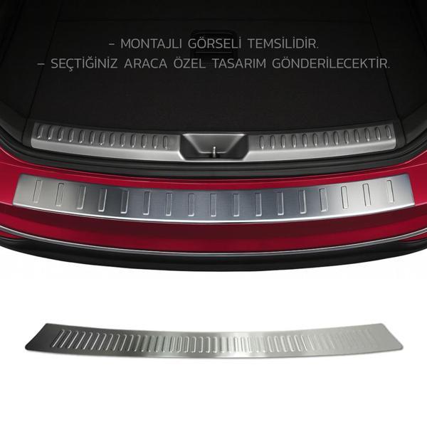 Citroen Berlingo Arka Tampon Eşiği - Krom | 2008-2018 Arası - Image 1