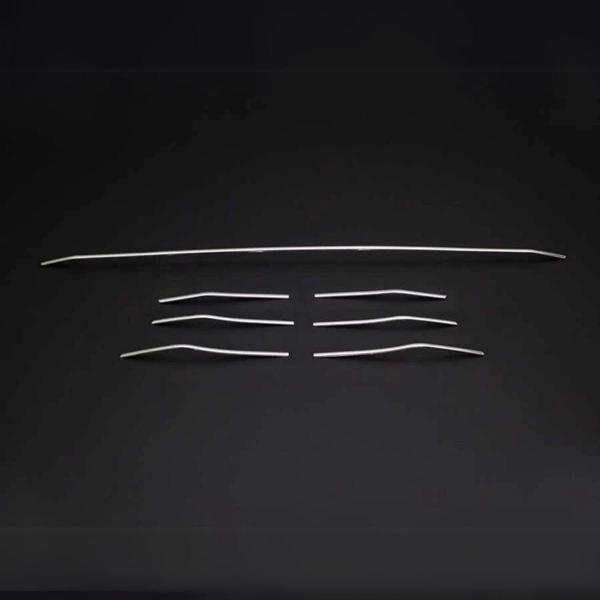 Renault Megane 4 Ön Tampon Alt Çıta - Krom (7 Parça) | 2016-2020 Arası, HB/SD - Image 1