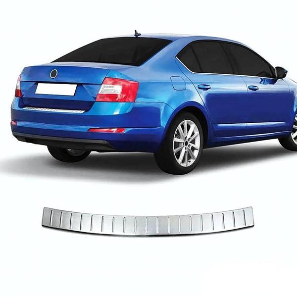 Skoda Octavia (A7) Arka Tampon Eşiği - Krom | 2013-2019 Arası, SD - Image 1