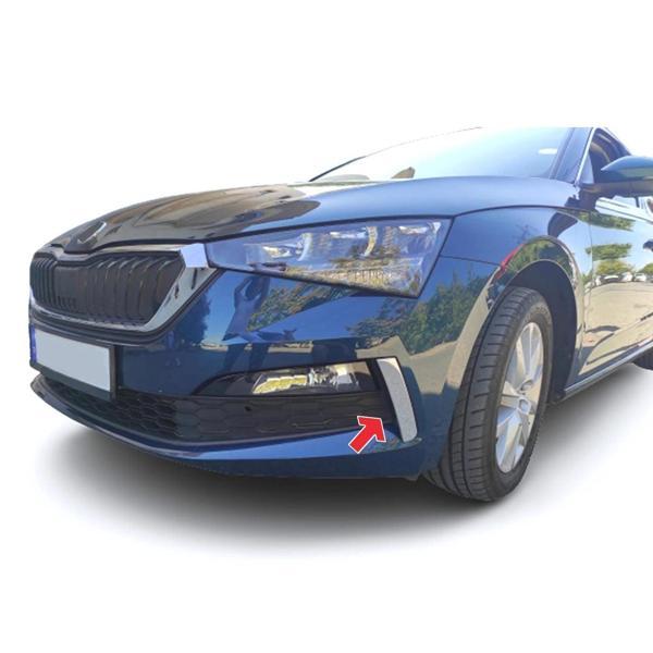 Skoda Scala Sis Far Kaşı - Krom (2 Parça) | 2020 ve Sonrası, HB - Image 1