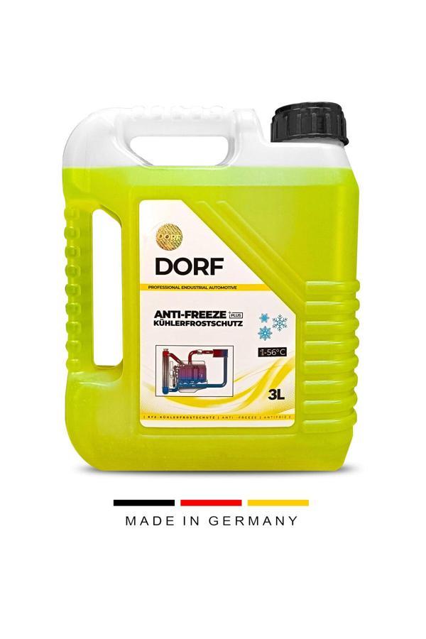 Dorf Organik 3 Litre Sarı Antifriz Dört Mevsim Üstün Koruma Üretim 01/2025 - Image 1
