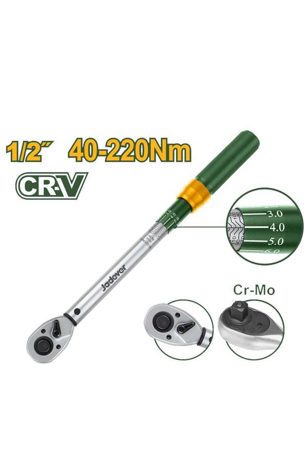 Dorf Jadever 1/2 Tork Kolu 40-220Nm Çantalı Kalibrasyonlu 430Mm - Image 1