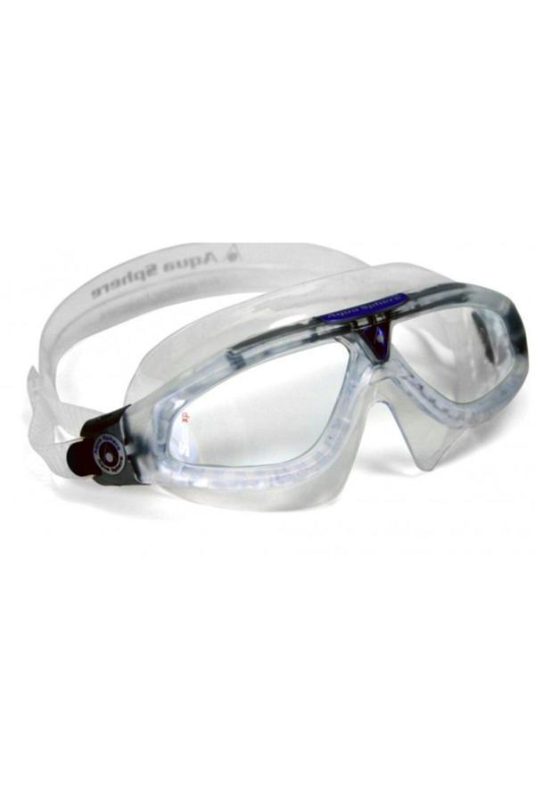 Aqua Sphere Seal Xp Şeffaf Cam - Şeffaf/Gri Çerçeve - Şeffaf Etek Yüzücü Gözlüğü - Image 1