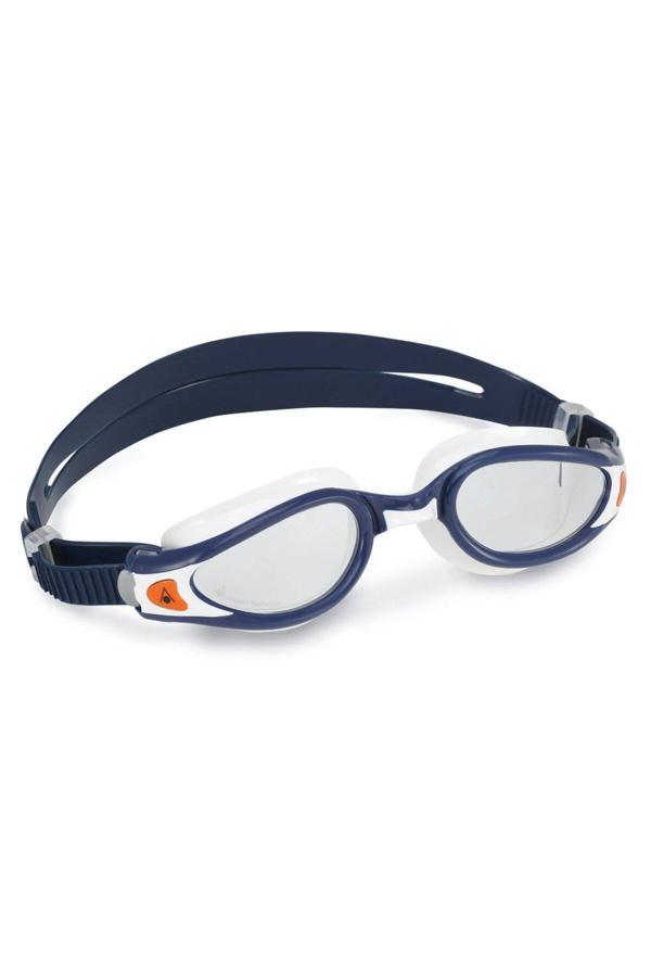 Aqua Sphere Kaiman Exo Şeffaf Lens - Mavi/Beyaz Yüzücü Gözlüğü - Image 1