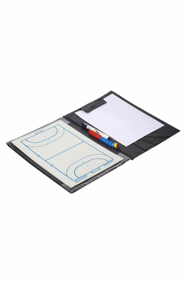 Sportive Siyah Deri Kapaklı Hentbol Taktik Tahtası - Rm6-Hnb - Image 1