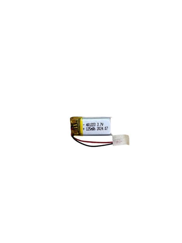 401223 3.7V 125 mAh Li-Polymer Pil (Devreli/1.5A) - Image 1