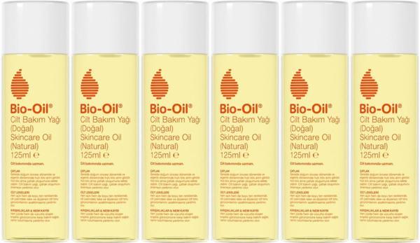 Bio-Oil %100 Natural Çatlak & Leke Karşıtı Nemlendirici Doğal Cilt Bakım Yağı 125ML (6 Lı Set) - Image 1