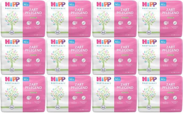 Hipp Baby Sanft Islak Havlu Mendil 48 Yaprak Klasik 36 Lı Set (12PK*3) 1728 Yaprak - Image 1