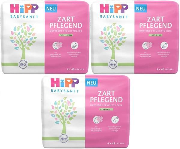 Hipp Baby Sanft Islak Havlu Mendil 48 Yaprak Klasik 9 Lu Set (3PK*3) 432 Yaprak - Image 1