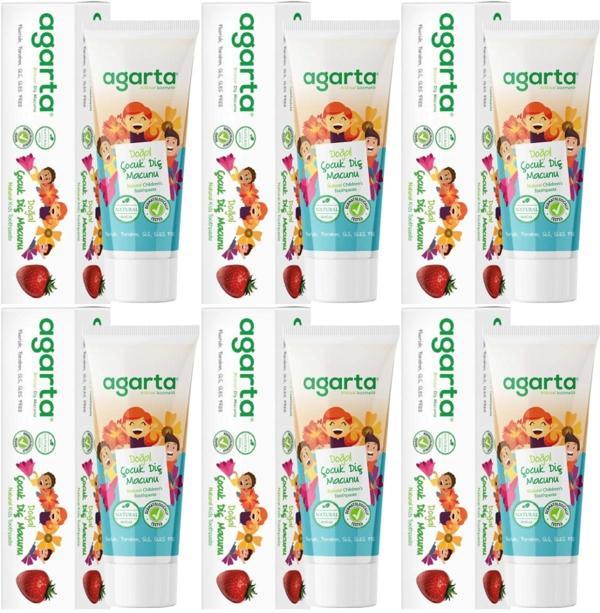 Agarta Doğal Diş Macunu 75ML Çocuk (6 Lı Set) - Image 1